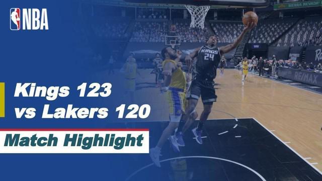 Berita Video Highlights NBA, LA Lakers Menelan Kekalahan di Kandang Sacramento Kings 120-123