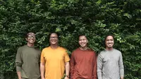Grup musik The Rain saat meluncurkan "Sendiri Tak Sendirian" jelang merayakan usia terbentuknya band yang ke-24 tahun. (Dok. via MK Publishing)