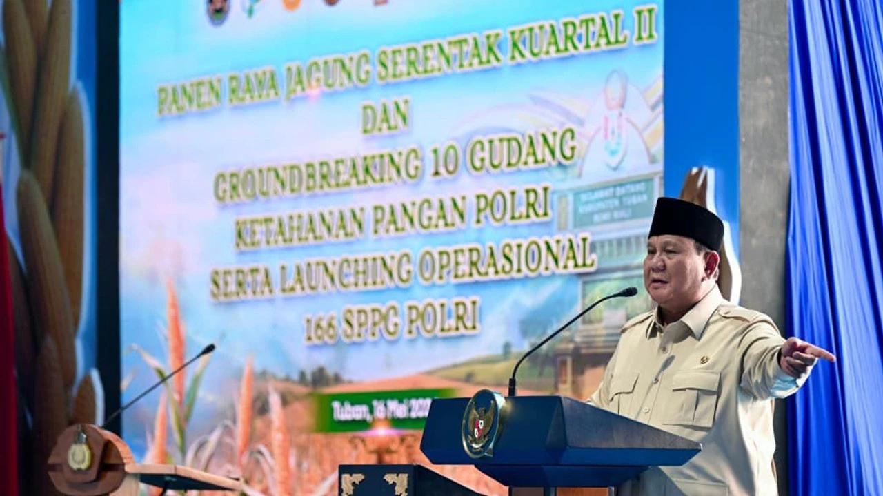 Prabowo: Tidak Ada Negara Kuat Tanpa Pangan yang Aman dan Berkesinambungan