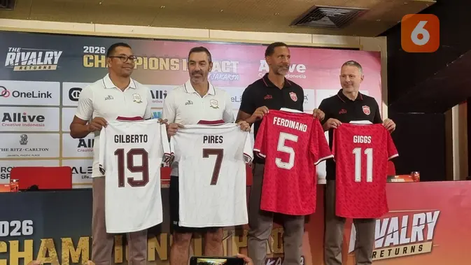 Rivalitas Klasik Manchester United vs Arsenal Hidup Lagi di Jakarta Lewat The Rivalry Returns