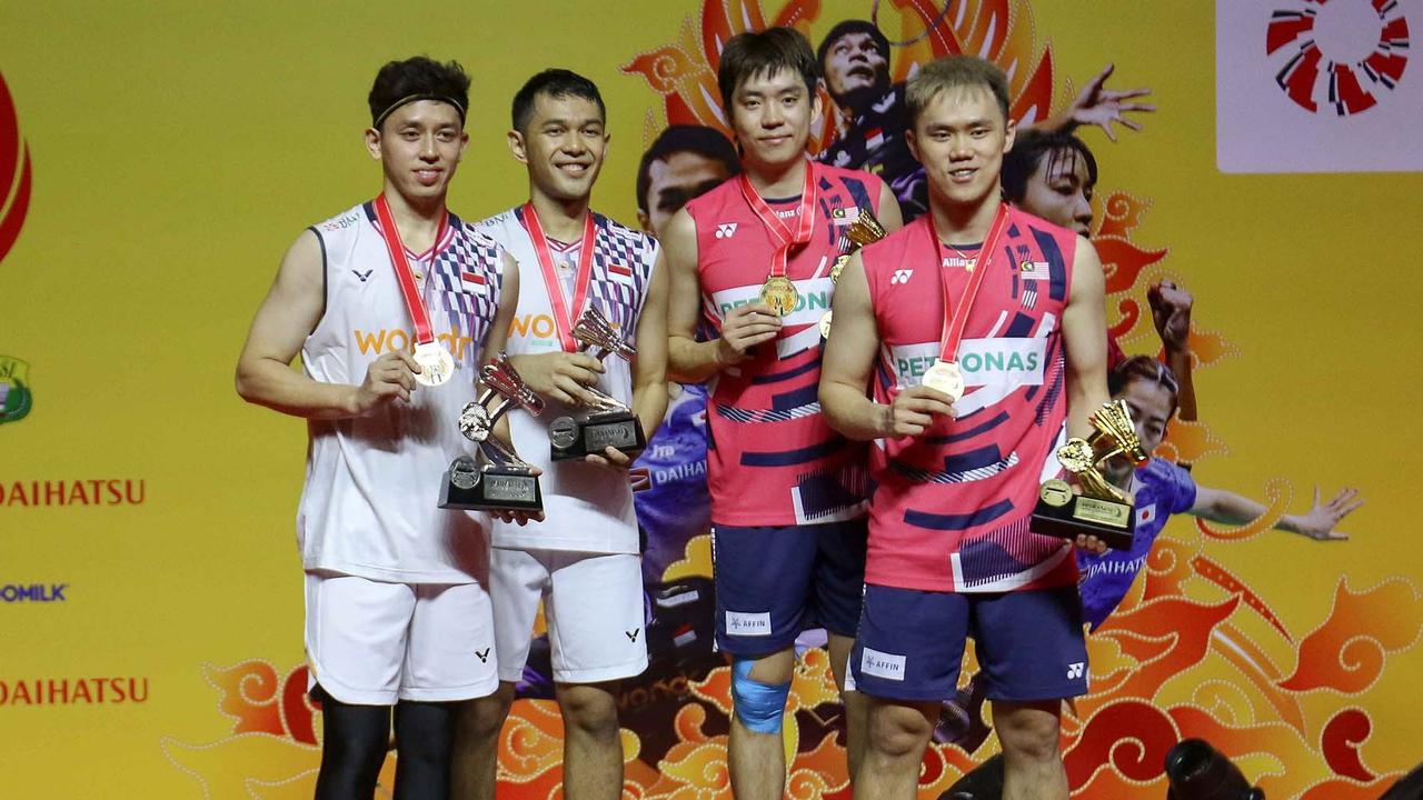 Ganda putra Indonesia, Fajar Alfian/ Muhammad Rian Ardiant kalah