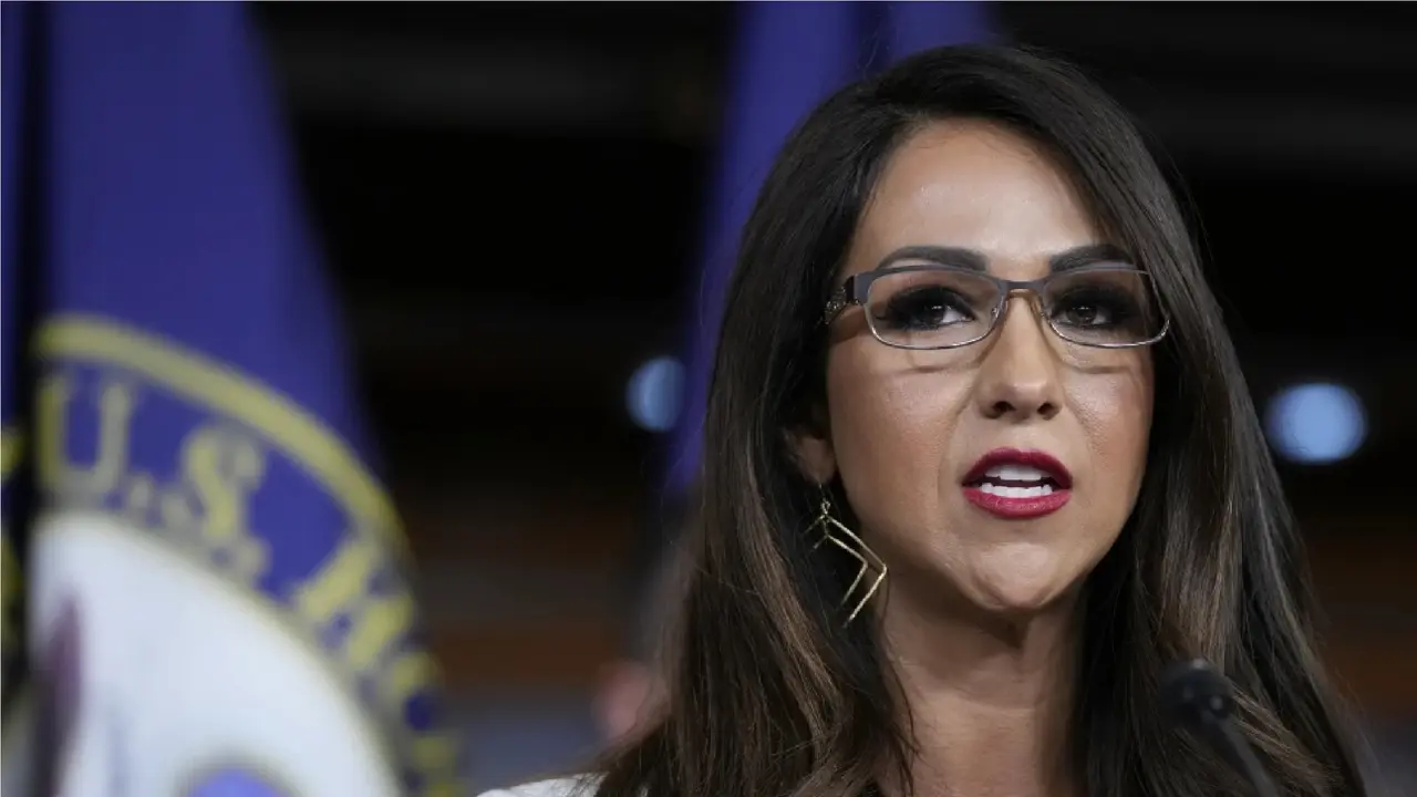 Anggota DPR Amerika Serikat (AS) Lauren Boebert (AP/Patrick Semansky)
