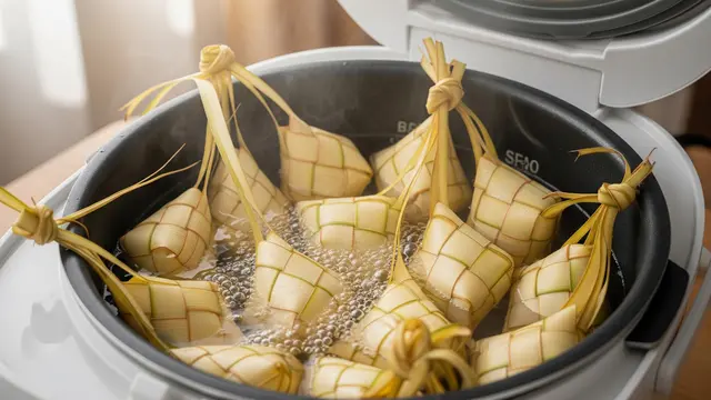 Resep Ketupat Rice Cooker