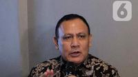 Firli kemudian menjabarkan putusan yang dibacakan Hakim Tunggal Imelda Herawati, yakni menyatakan pemohonan praperadilan pemohon tidak dapat diterima. (Liputan6.com/Herman Zakharia)