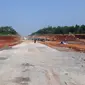 Kondisi jalan tol Brebes - Weleri yang fungsional saat mudik (foto: Ilyas Liputan6.com)