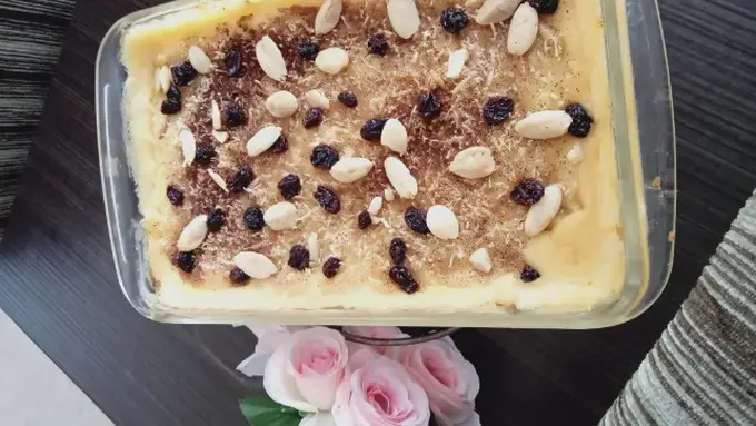 Klappertart Rendah Kolesterol tanpa Telur (Foto: Debby Welong on Cookpad)