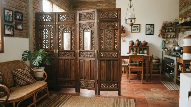 8 Ide Pembatas Ruangan untuk Rumah Kecil, Gunakan Sketsel Berbagai Motif Unik Ini