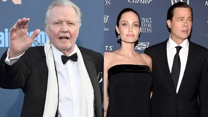 Jon Voight, ayah Angelina Jolie angkat bicara tentang rencana Natalnya dengan anak Angelina Jolie dan Brad Pitt. (AFP/Bintang.com)