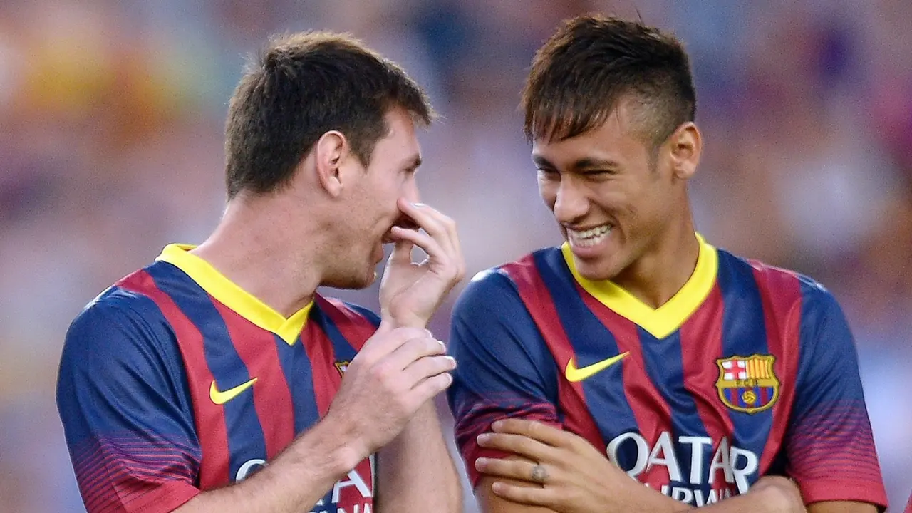 Neymar dan Lionel Messi