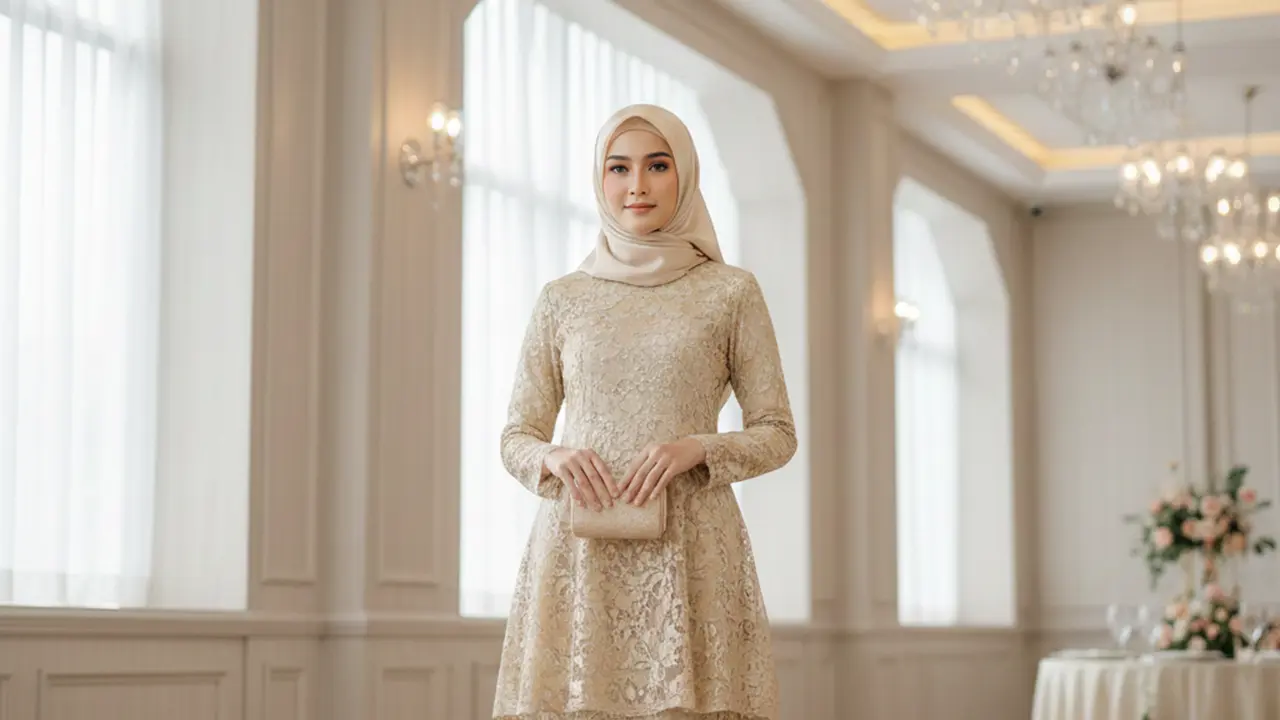 Model Dress Brokat Elegan yang Tren