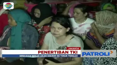 Disnaker dan Bareskrim Mabes Polri gerebek Balai Latihan Kerja Luar Negeri di Duren Sawit yang berencana berangkatkan TKI ilegal ke Timur Tengah.