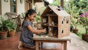 Cara Membuat Rumah Boneka dari Kardus Bekas, Ide DIY Murah yang Disukai Anak