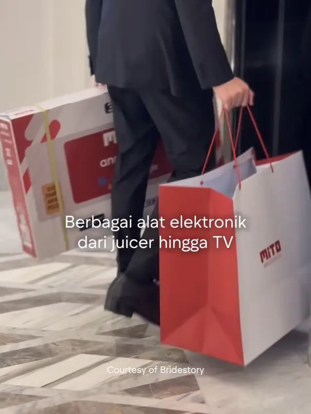 TV Android Souvenir Resepsi Pernikahan Amanda Manopo dan Kenny Austin. [dok. The Bridestory]