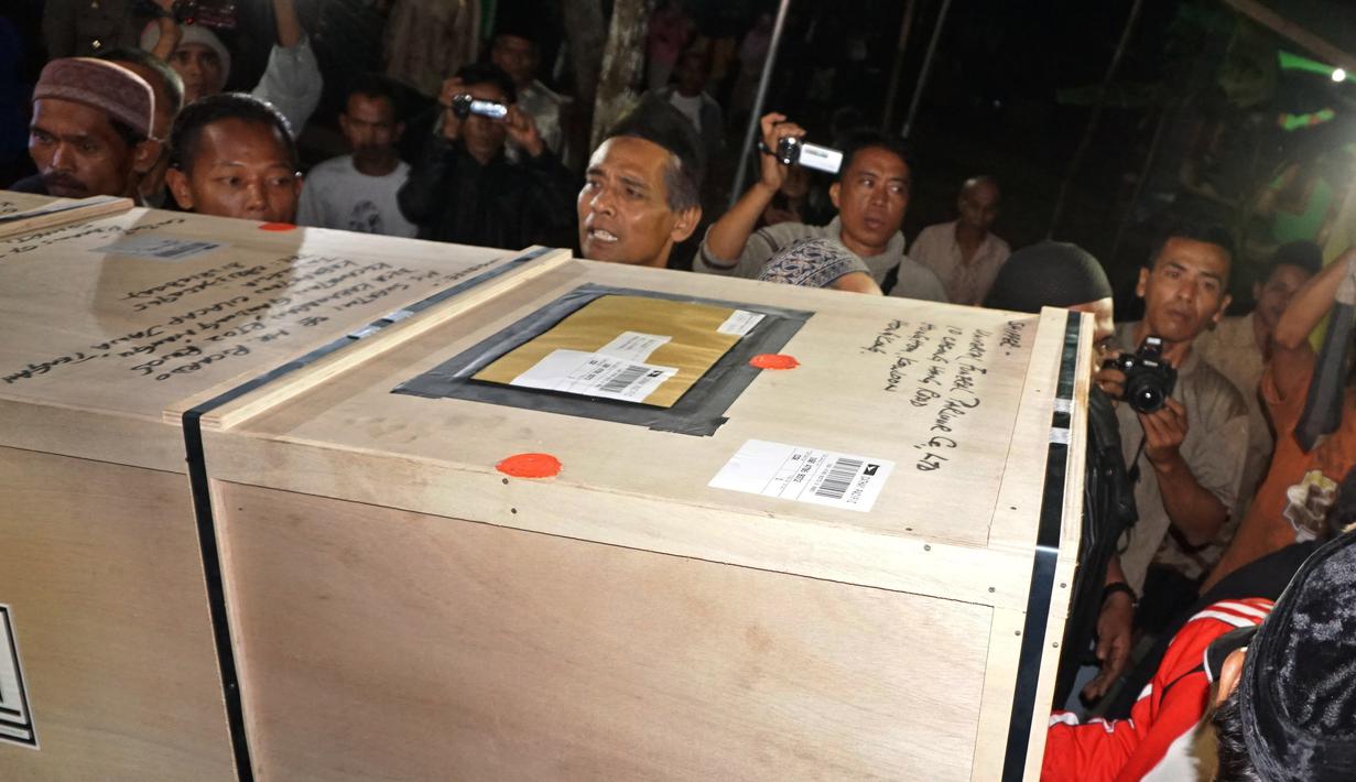 Jenazah Sumarti Ningsih Tiba di Kampung Halaman - Foto Liputan6.com