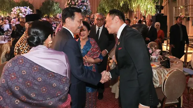 Potret Resepsi Pernikahan Anak Mentan Andi Amran, Dihadiri oleh Presiden dan Kabinetnya