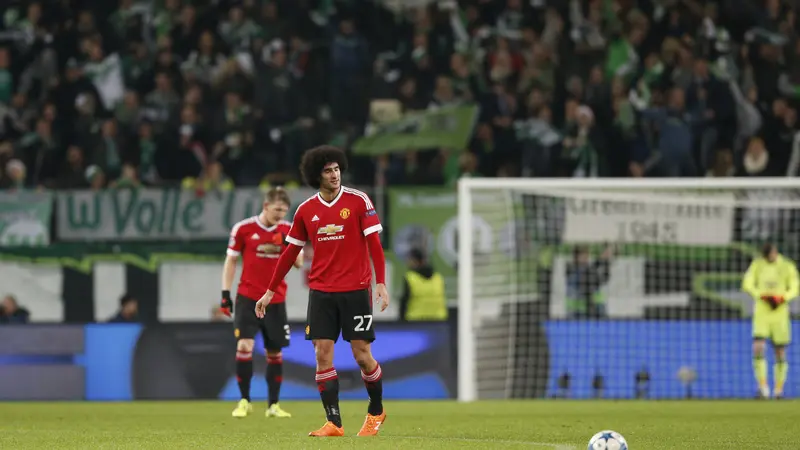 Gelandang Manchester United, Marouane Fellaini (Liputan6.Com)