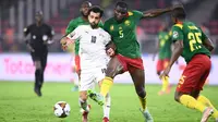 Timnas Mesir berhasil lolos ke final Piala Afrika 2021 setelah mengalahkan Kamerun lewat adu penalti dengan skor 3-1 di Olembe Stadium, Yaounde, Jumat (4/2/2022) dini hari WIB. (AFP/CHARLY TRIBALLEAU)