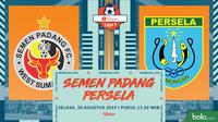 Liga 1 2019: Semen Padang vs Persela Lamongan. (Bola.com/Dody Iryawan)