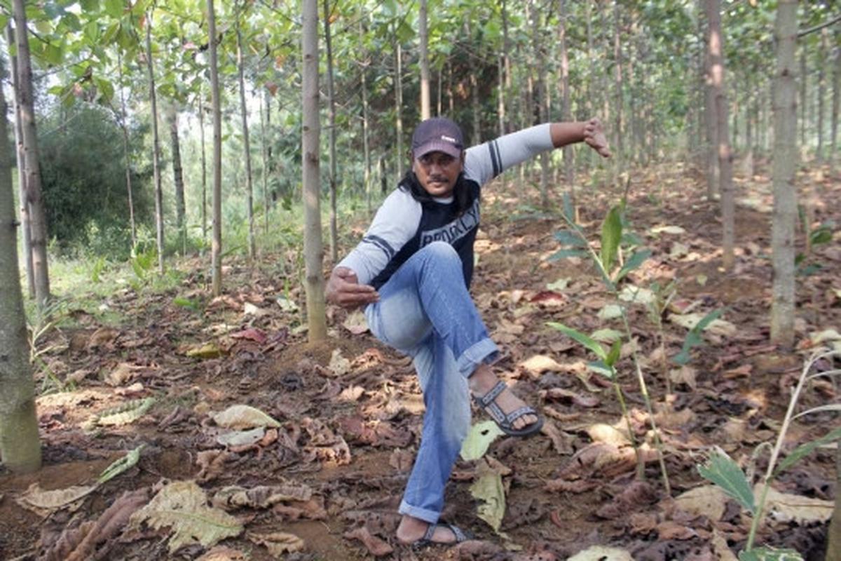 Sudah tua, Ken Ken masih jago mainkan jurus-jurus Wiro Sableng
