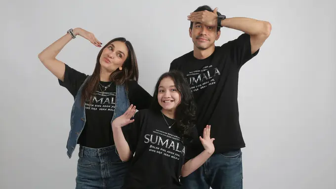 Luna Maya, Makayla Rose, dan Darius Sinathrya