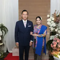 Annisa Pohan saat Kondangan Setelah Dua Bulan Melahirkan. [@annisayudhoyono]