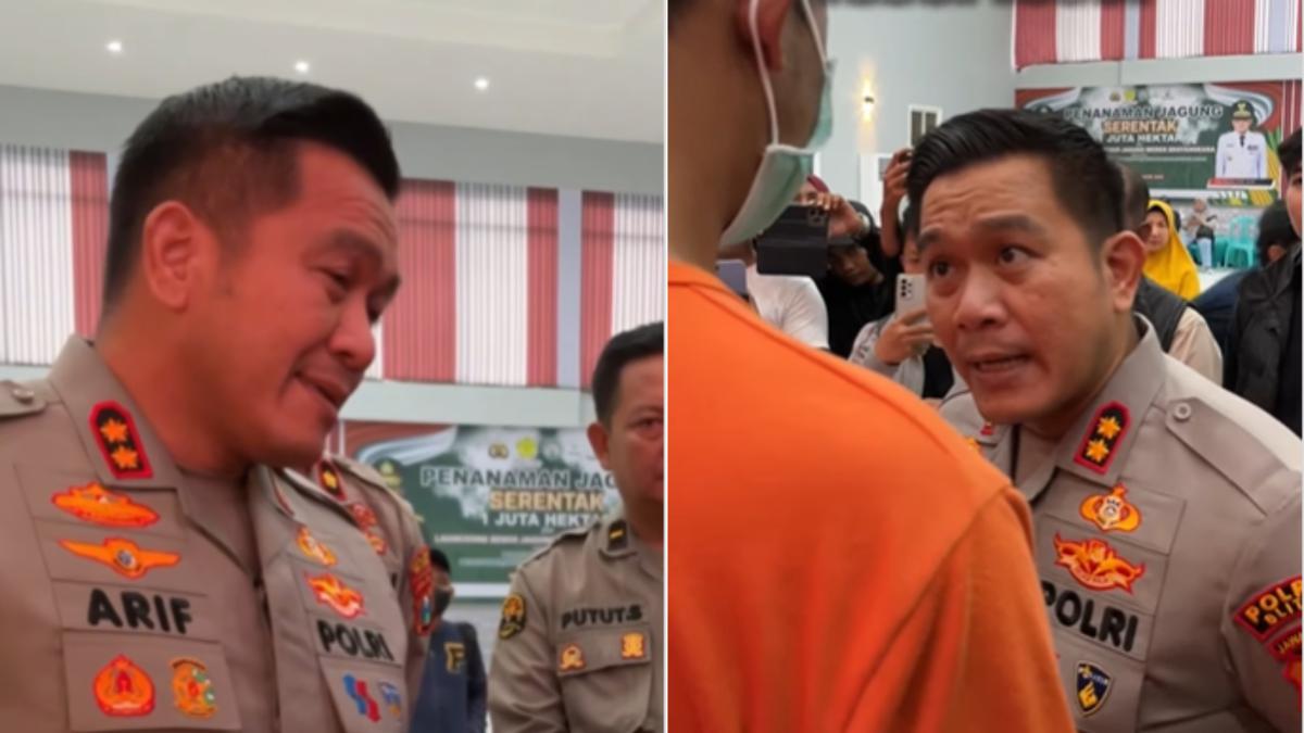 Gregetan Sampai Melotot Perwira Polisi Tarik Kerah Jambret 19 Kali Beraksi: Beraninya sama Anak Kecil