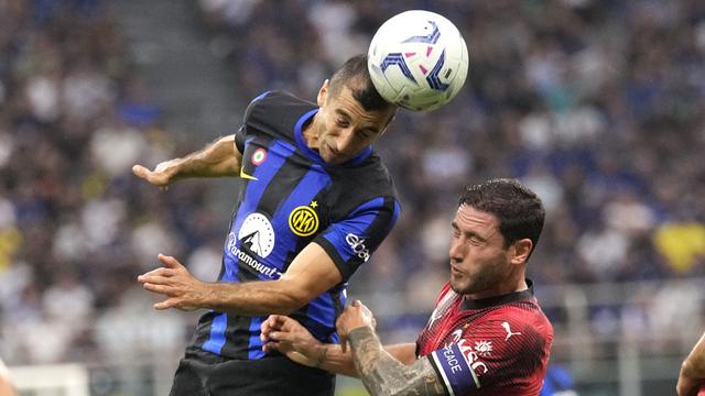 Foto: Hujan Gol di Derby della Madonnina, Inter Milan Masih Terlalu Tangguh Bagi AC Milan