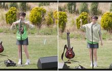 Tampil Nyentrik! 5 Gaya Seru Siyeon QWER Pakai Kaos Tung Tung Sahur yang Viral