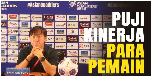 VIDEO: Menang Lawan Arab Saudi, Shin Tae-yong Puji Kerja Keras Pemain Timnas Indonesia