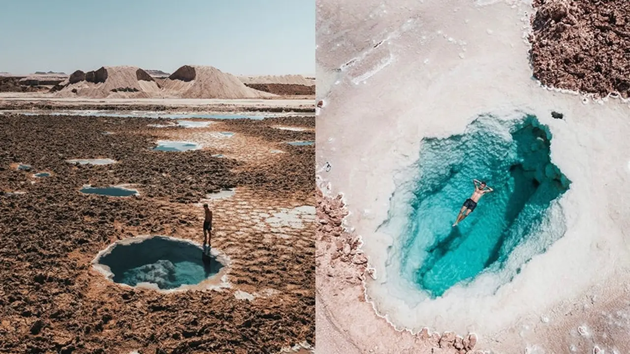 6 Potret Indah Siwa Oasis, "Kolam Renang" Alami di Tengah Gurun Mesir
