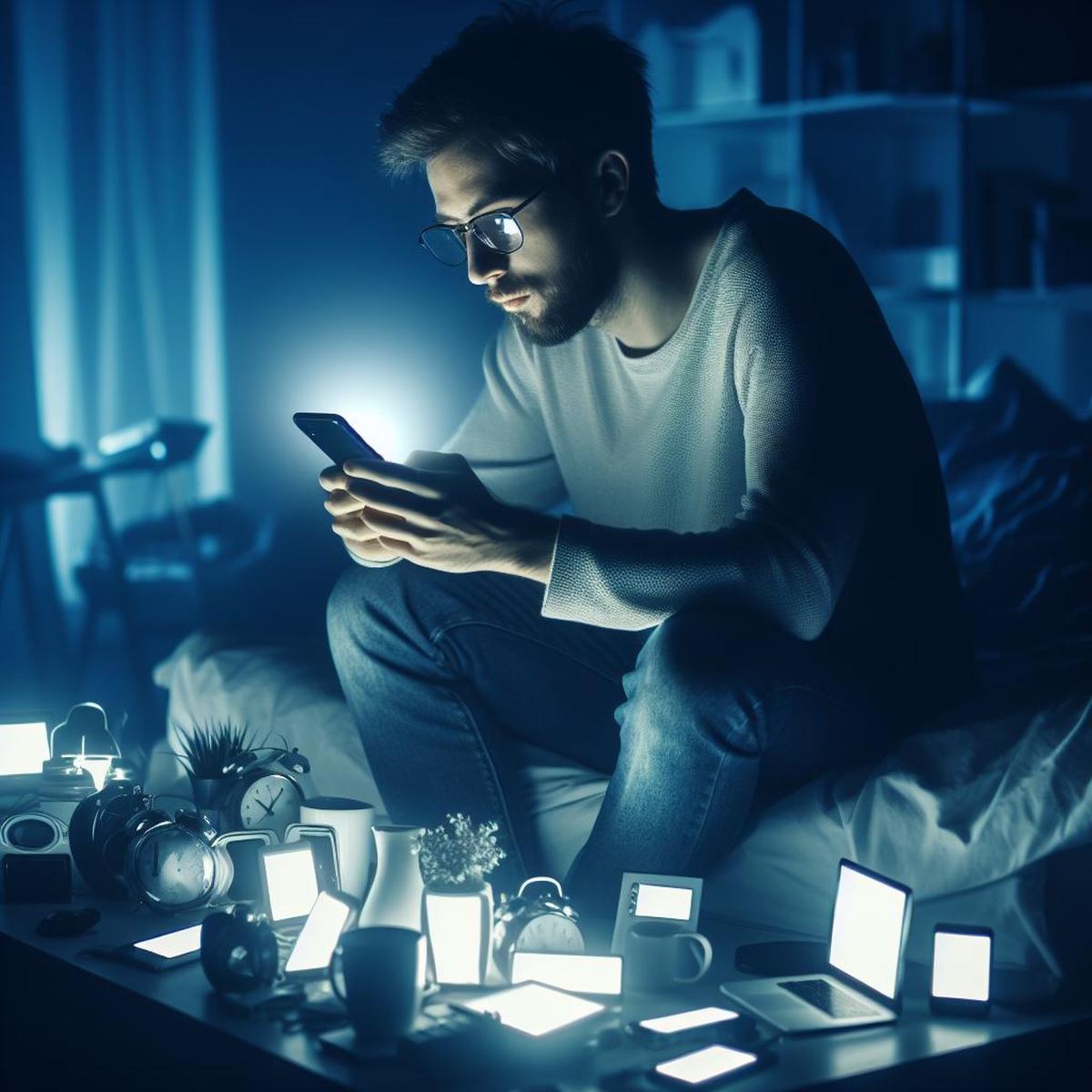 Ilustrasi Menggunakan Smartphone