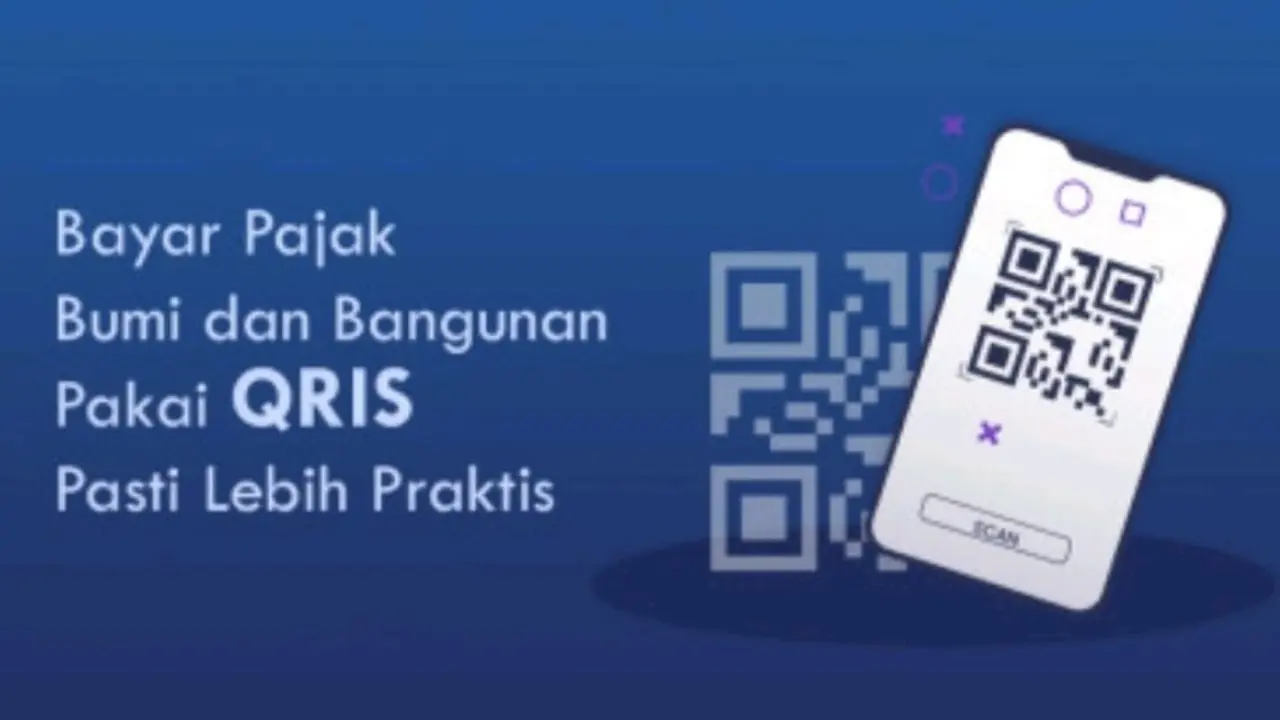 Ilustrasi bayar pajak pakai QRIS