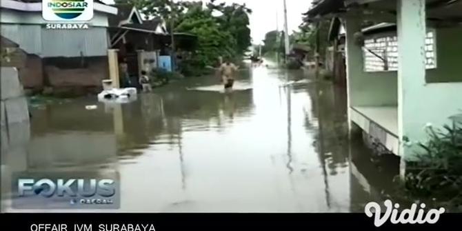 VIDEO: Pelajar SMP Hanyut Terseret Arus Kali Lamong Ditemukan Meninggal