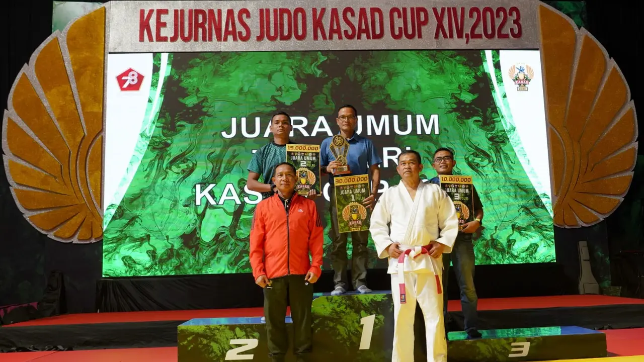 DKI Jakarta Juara Umum Kejurnas Judo Piala Kasad 2023