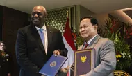Menteri Pertahanan Amerika Serikat Lloyd J. Austin III dan Menteri Pertahanan RI Prabowo Subianto menandatangani Pengaturan Kerja Sama Pertahanan atau Defense Cooperation Arrangement (DCA) (Kedubes AS).