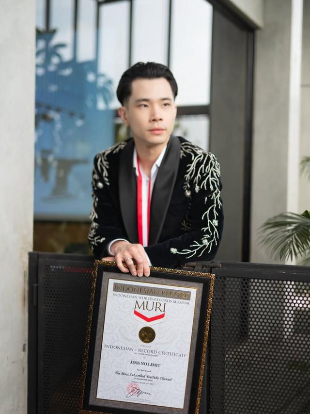 Jess No Limit Dapat Rekor MURI. (credit:instagram.com/jessnolimit)