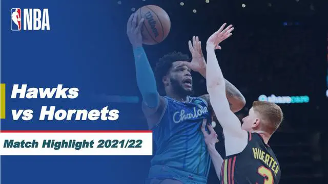 Berita video highlight pertandingan play-in NBA antara Atlanta Hawks melawan Charlotte Hornets. Bermain di kandang, Hawks berhasil menang meyakinkan 132-103 atas Charlotte Hornets, Kamis (14/4/22).