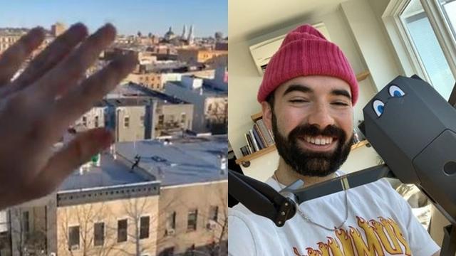 Kisah Pria Sukses Dapat Kekasih Saat Isolasi Diri, Pakai Drone