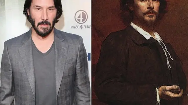 8 Potret Selebritas Hollywood dan Kembarannya dari Masa Lalu