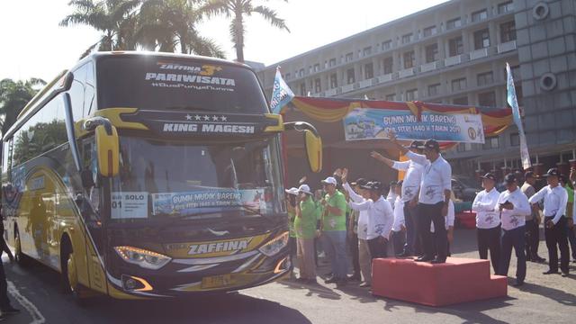 Bukit Asam Berangkatkan 2.628 Pemudik ke Kampung Halaman