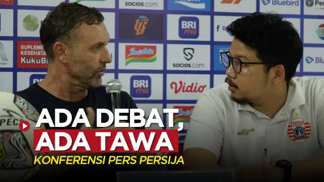 VIDEO: Debat Thomas Doll di Konferensi Pers Persija yang Mengundang Tawa