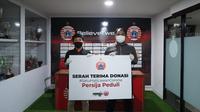 Persija menggandeng PSSI Pers untuk membantu ekonomi masyarakat yang terkena dampak pandemi virus corona. (PSSI Pers)