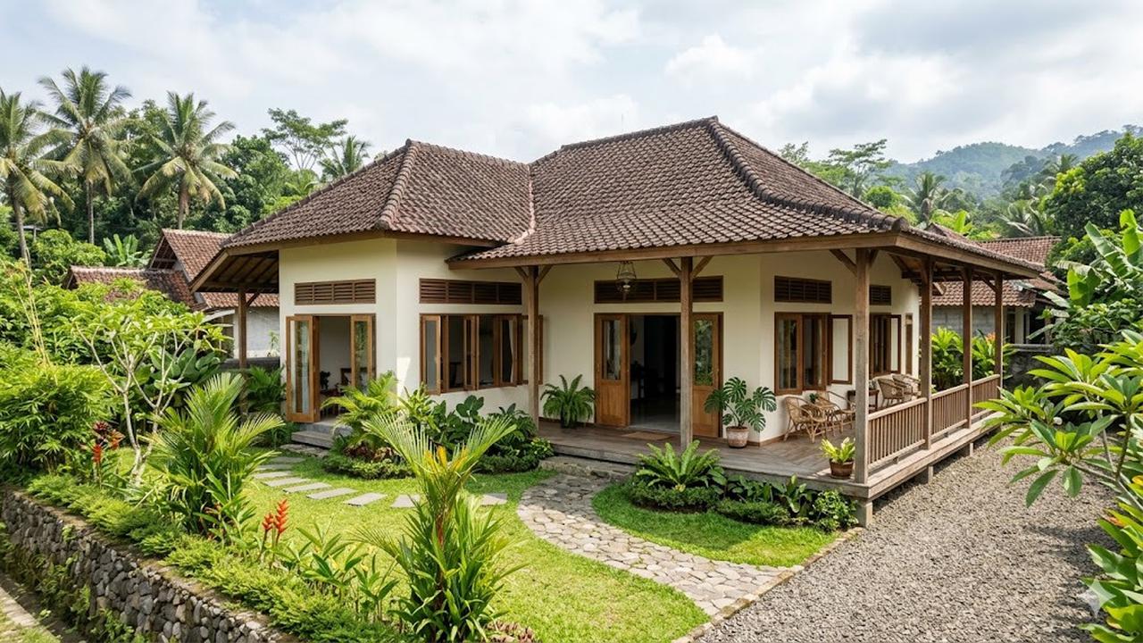Desain Rumah Hook di Desa Memaksimalkan Sirkulasi Udara Alami