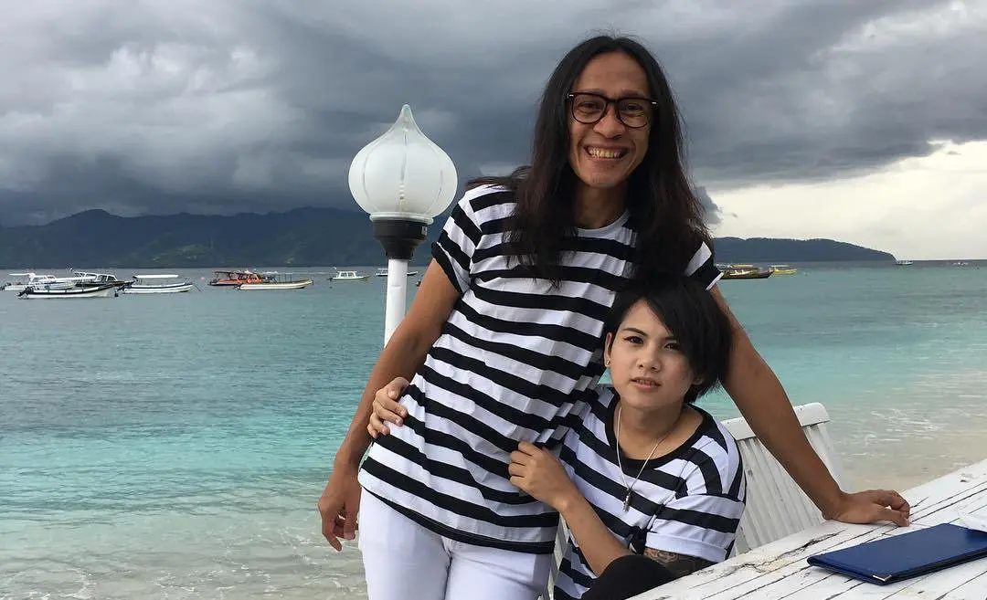 Aming dan Evelyn kembali menjalani bulan madu ke Lombok, Nusa Tenggara Barat [foto: instagram/ev0124]