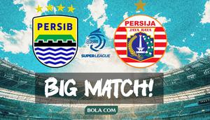 Persib Bandung Vs Persija Jakarta. (Bola.com/Wiwig Prayugi).