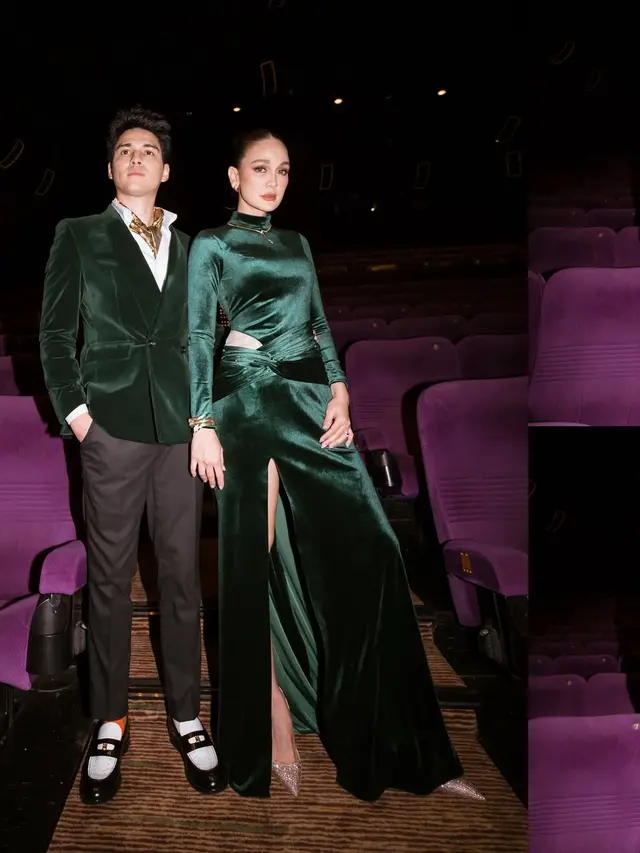 Beda Pesona Mahal Luna Maya Kenakan Busana Velvet, Cara Effortless untuk Tampil Mewah