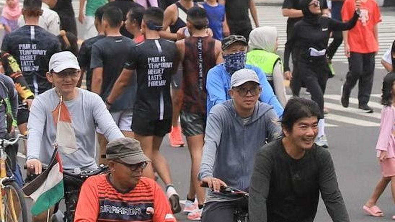 Seperti diketahui sebelumnya, Hari Bebas Kendaraan Bermotor (HBKB) setelah libur Lebaran 2024 telah diberlakukan kembali oleh Pemerintah Provinsi (Pemprov) DKI Jakarta. Foto: Liputan6.com / Herman Zakharia