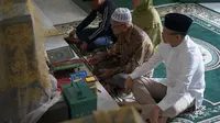 Cagub Sumsel Kunjungi Makam Raja Sriwijaya Jelang Pilkada