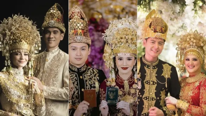 Beby Tsabina, Cut Meyriska dan Enzy Storia dengan Baju Adat Aceh Saat Menikah