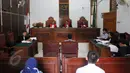 Suasana sidang lanjutan kasus tabrakan maut di Pondok Indah di PN Jakarta Selatan, Jakarta, Kamis (4/6/2015). Agenda Sidang mendengarkan keterangan saksi dari pihak JPU dan menghadirkan rekan terdakwa sebagai saksi. (Liputan6.com/Helmi Afandi)